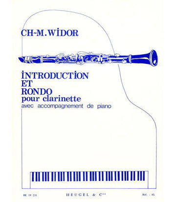 Widor CH. M. - Introduction et Rondo - Clarinette et Piano