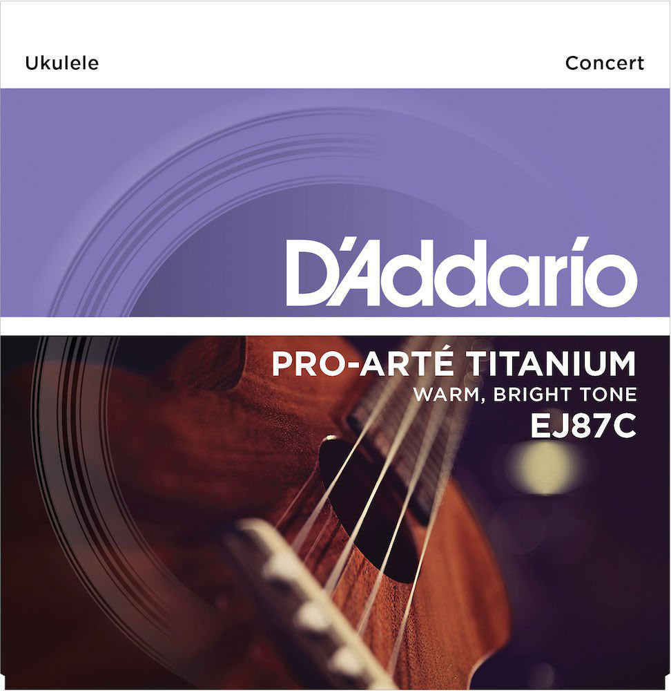 EJ87c Titanio Ukulele Corde Concerto