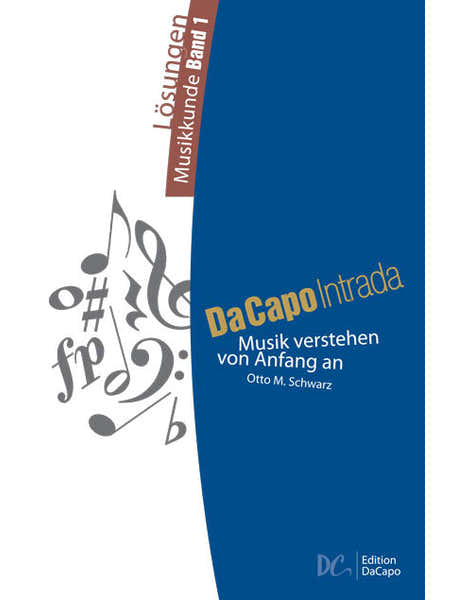 Da Capo Intrada - Lösungen Musikkunde Band 1