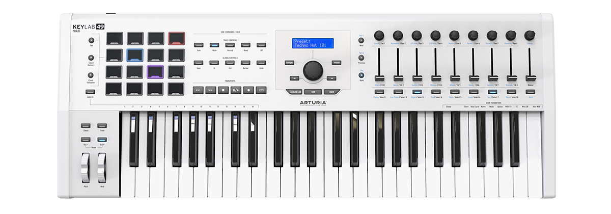Keylab 49 MKII Bianco