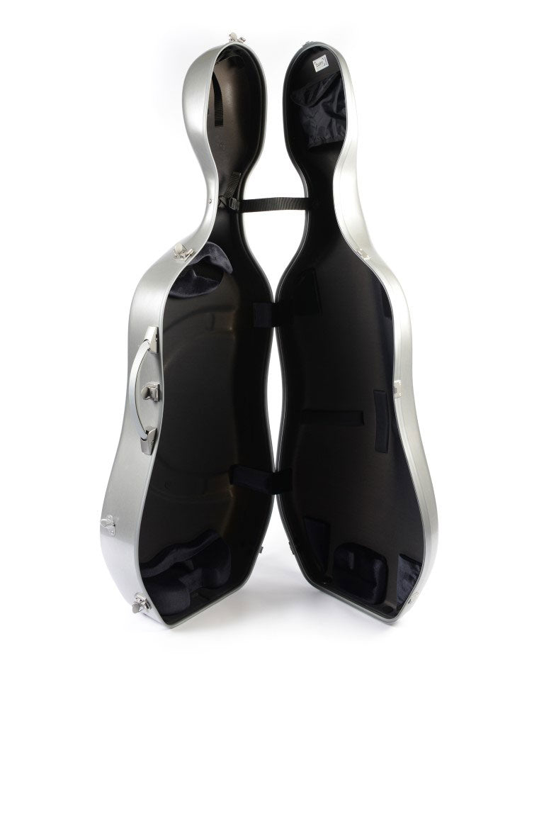 Custodia Violoncello 4/4 Hightech La Defense - Alluminio Spazzolato