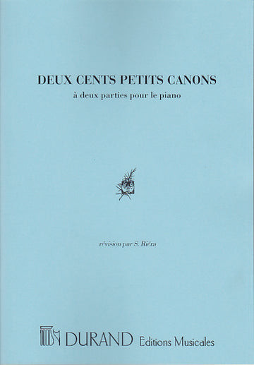 Kunz - 200 Petits Canons - Piano