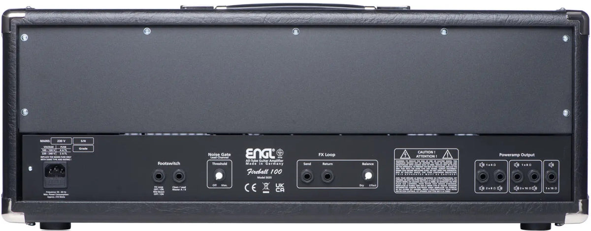E 635 Fireball 100 Testata amplificatore da 100W