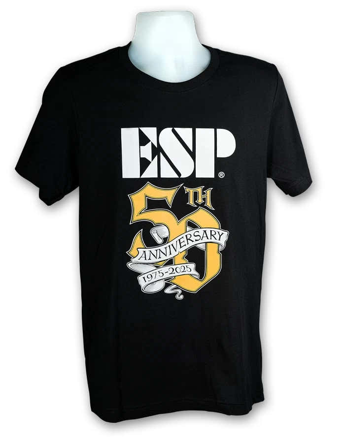 2XL Maglietta ESP 50 Anni Nera