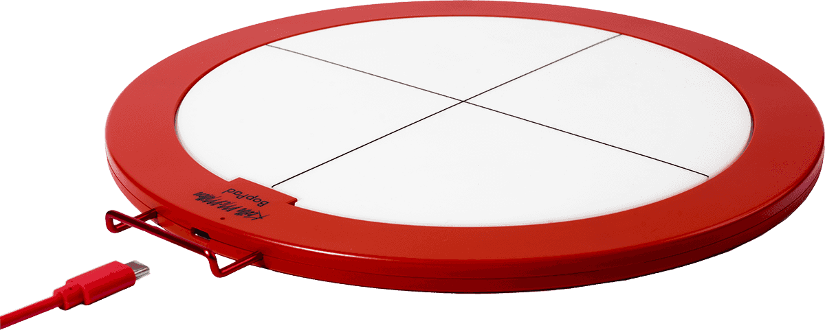 Boppadr - Controller MIDI Boppad Rosso Per Batteria