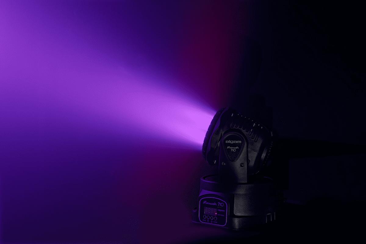 MINI WASH 710 - LYRE WASH LED 7 x 10W RGBW