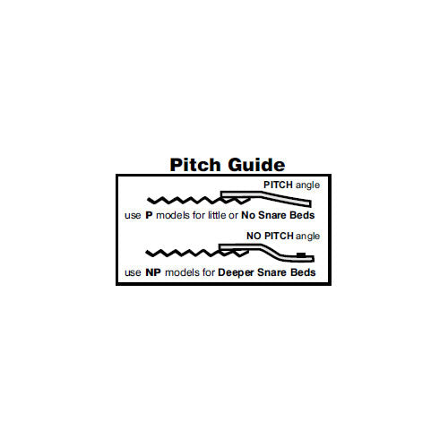 FCS585 SNARE WIRE 14" - 18 STRANDS DUAL-AJUSTABLE CARBON WITH PITCH
