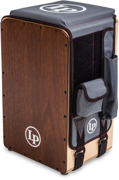 Latin Percussion LP-CJS Sella con seduta imbottita e tasche laterali