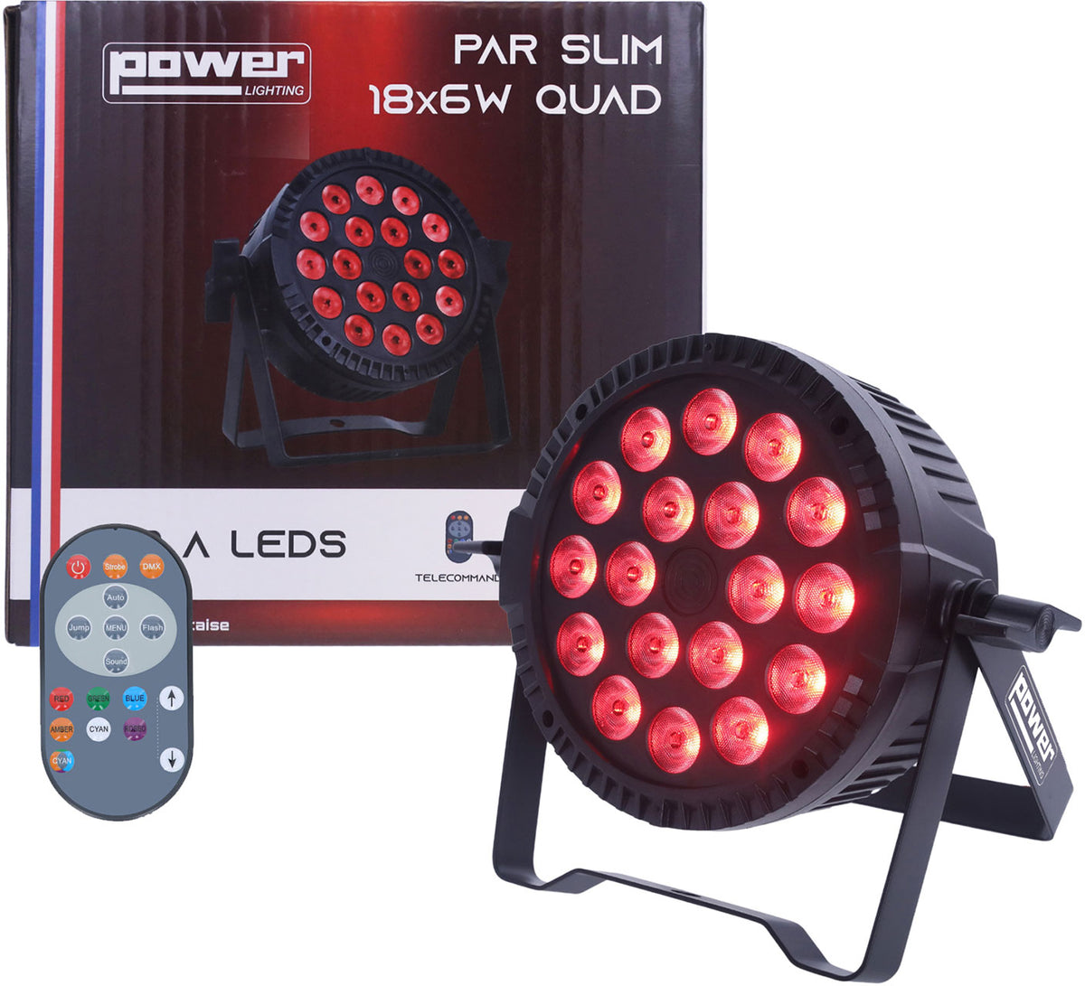 PAR SLIM 18x6W QUAD