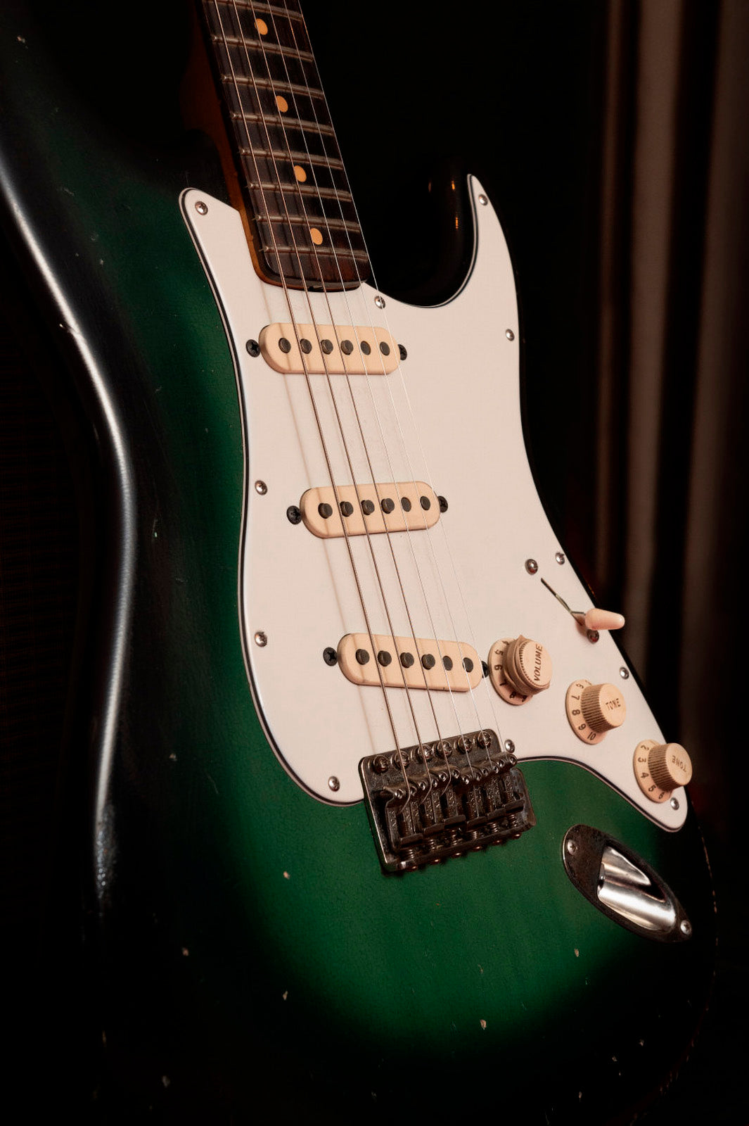 Pickup Strat Custom Shop Joe Bonamassa Greenburst 64 edizione limitata