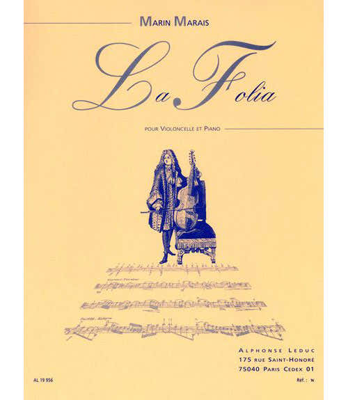 MARAIS M. (ARR. BAZLAIR) - FOLIA - VIOLONCELLE ET PIANO