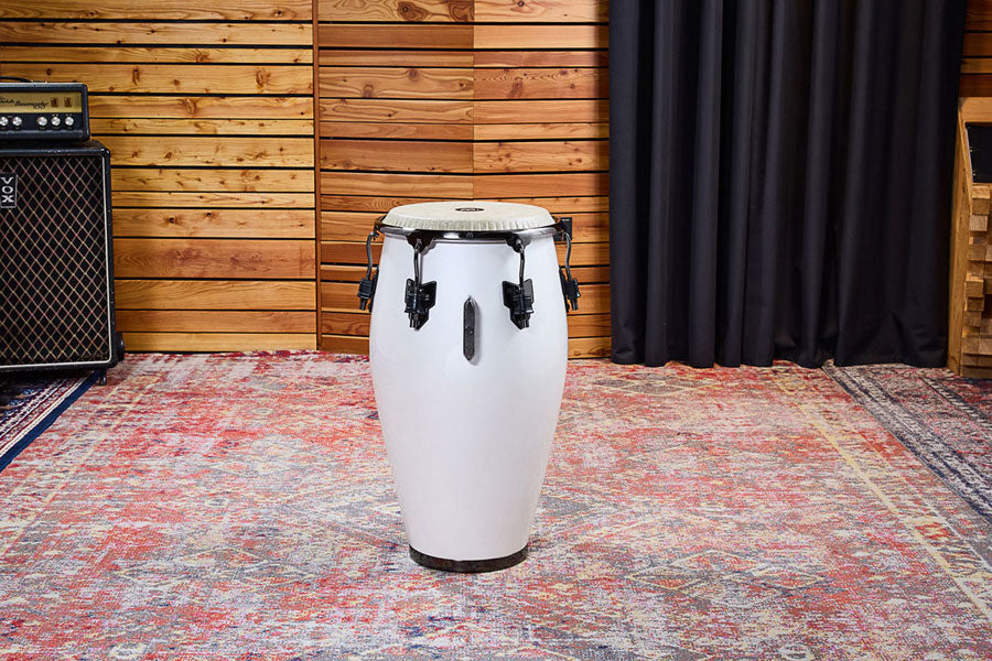 Artist Series Roberto Serrano Tumba 12 1/2" /REMO® Fiberskyn Heads - Pearl White