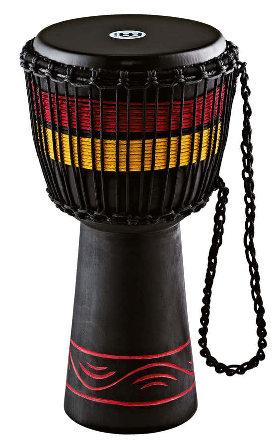 DJEMBE  FIBER 10" RED NATURAL