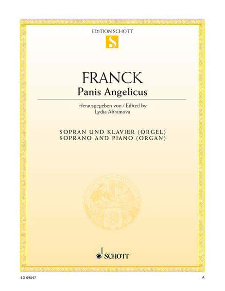 Franck - Panis Angelicus La Majeur - Soprano et Piano (orgue)