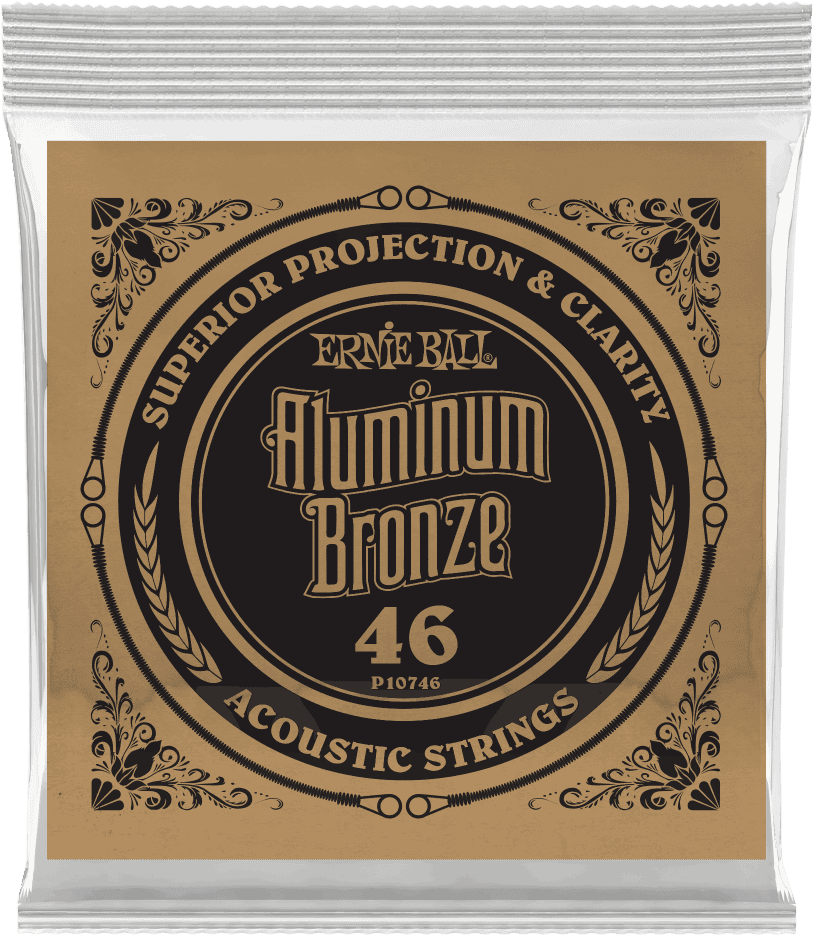 .046 ALUMINUM BRONZE WOUND ACOUSTIC GUITAR STRINGS