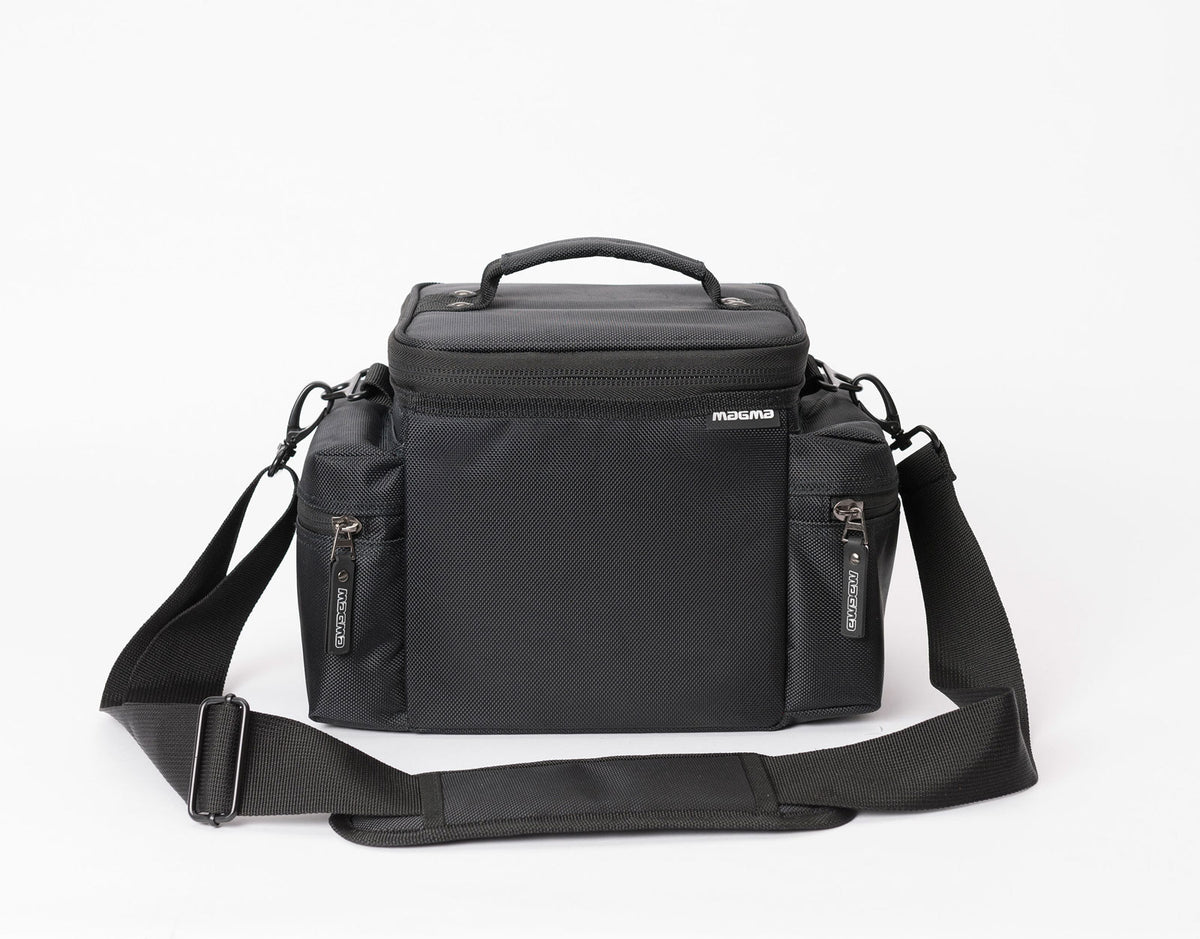 45 Borsa per dischi 100 Nero/bordeaux
