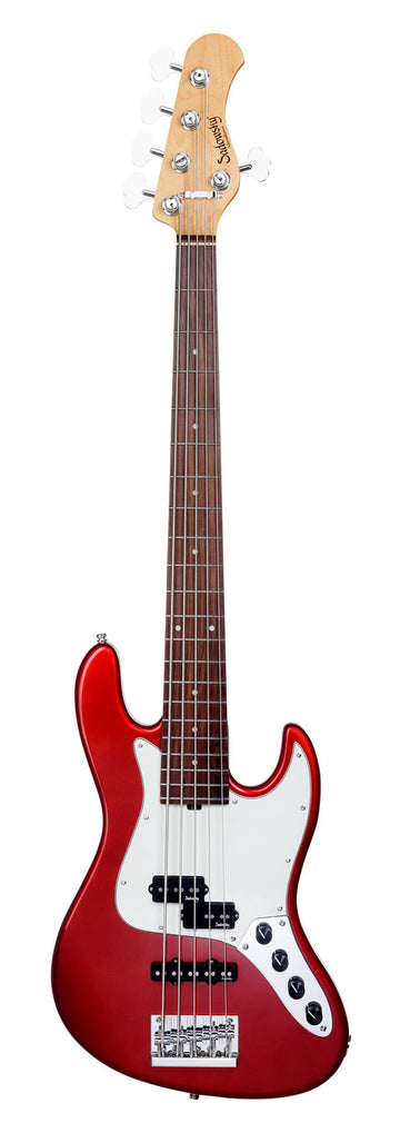 METROEXPRESS 21 HYBRID PJ 5 STRING - CANDY APPLE RD,ROSEWOOD