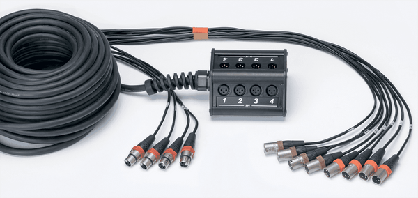 Box da Palco 8 Ingressi 4 Uscite Cavo XLR 15 M