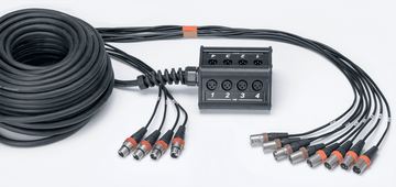 Box da Palco 8 Ingressi 4 Uscite Cavo XLR 15 M