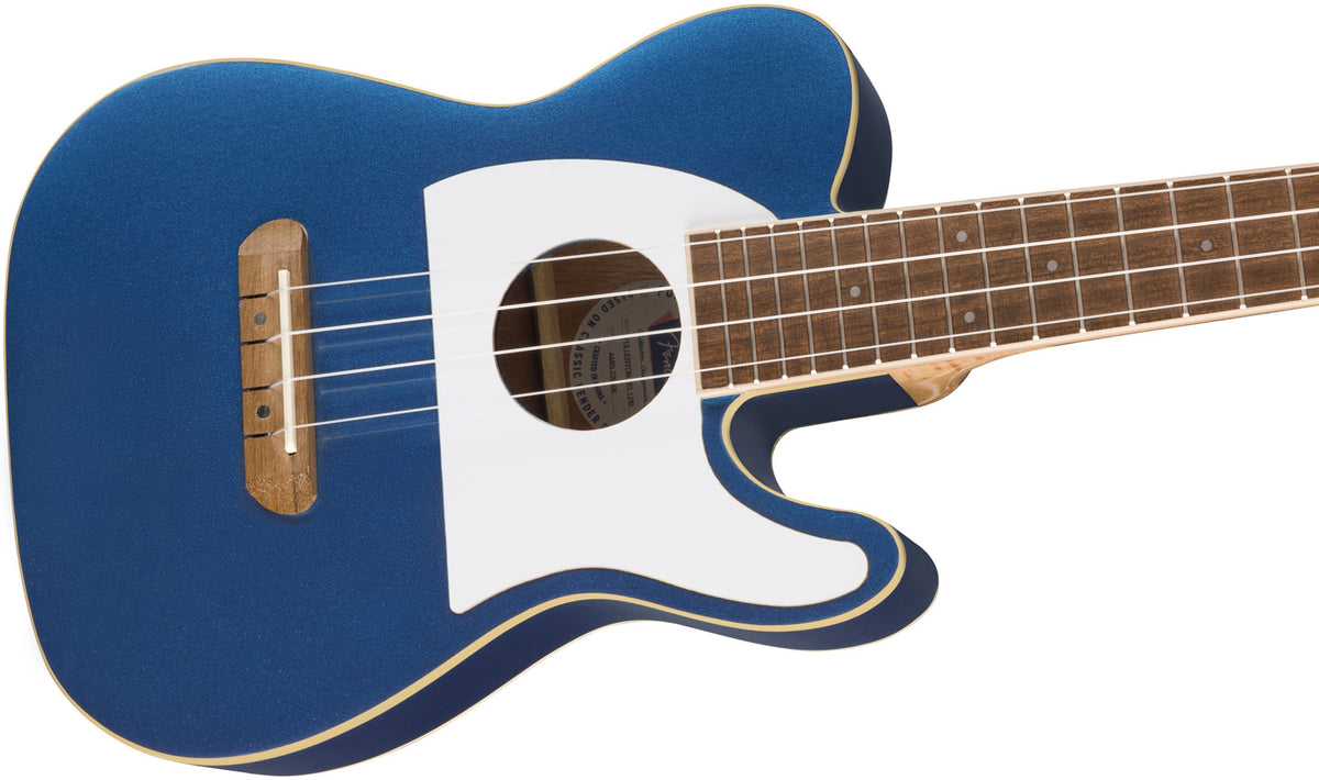 Telecaster Fullerton Uke WN Blu Lake Placid