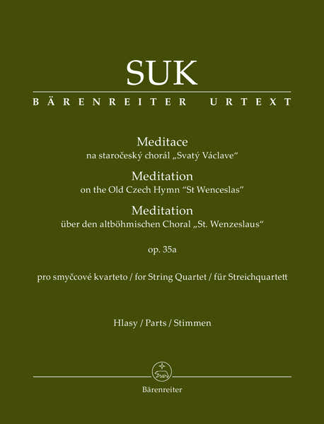 Suk Josef - Meditation On The Old Czech Hymn "ST Wenceslas" Op.35a - Parties Separees