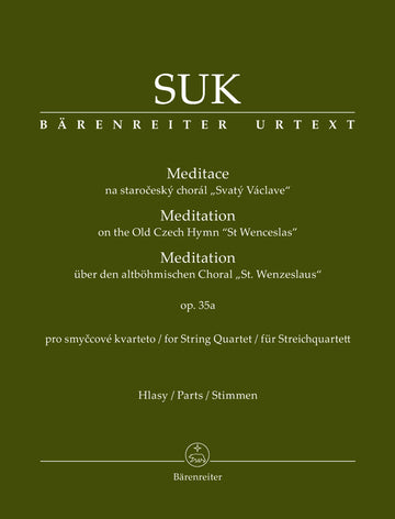Suk Josef - Meditazione sull'antico inno ceco "ST Wenceslas" Op.35a - Parti staccate