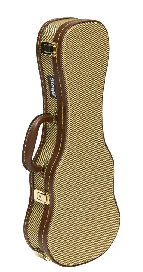Custodia Ukulele Soprano Tweed - GCX-UKS GD