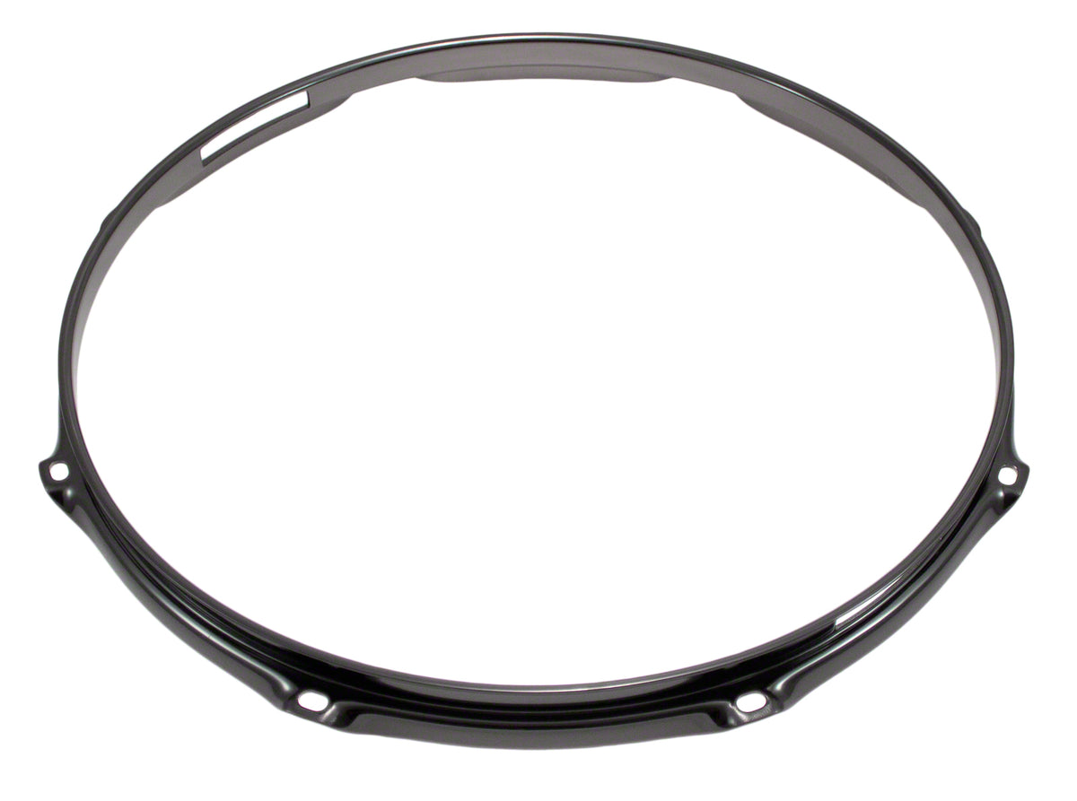 H23-14-8SBK - CERCHIO 14" 8 TIRANTI CORDIERA NERO SUPER TRIPLA FLANGIA 2.3MM
