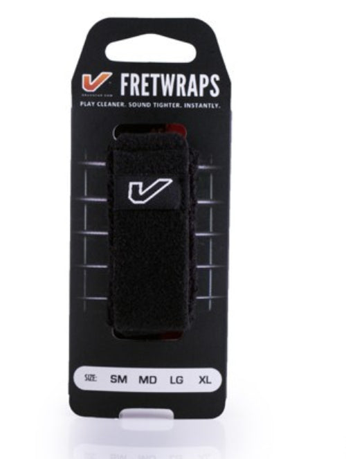 Fretwraps String Muter- 1 Confezione Nero (piccolo)