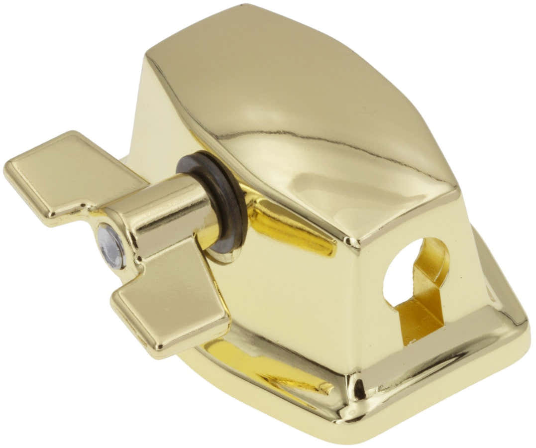 TB8BR - Supporto per Tom / Tom a terra Ø9.5-10.5mm - 52mm Ottone (x1)