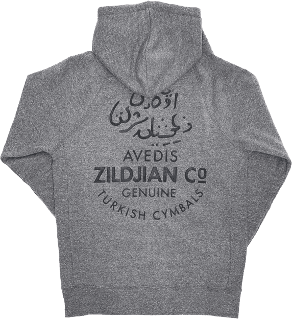 "M" Giacca Con Cappuccio Zildjian Grigia