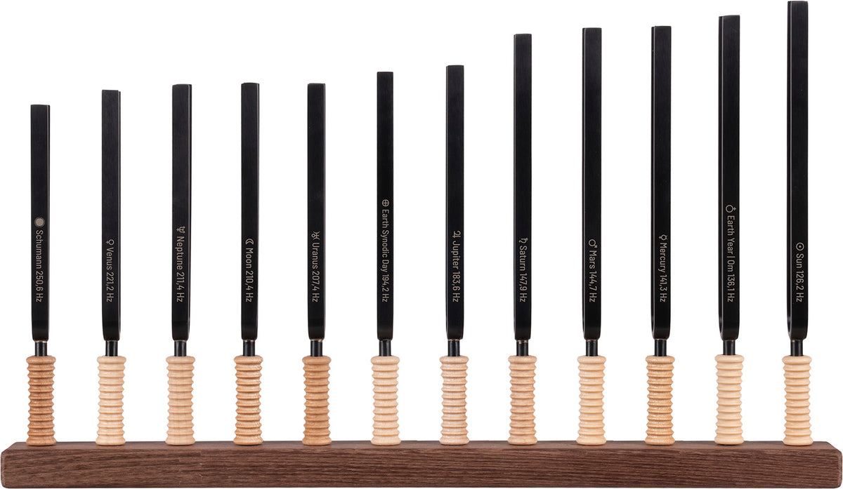 Schlagwerk STF-PL12 - Set di 12 diapason accordati della scala Planetary Universal