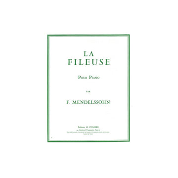 Mendelssohn - La Fileuse - Piano