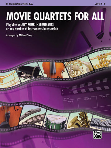 MOVIE QUARTETS FOR ALL - MIXED ENSEMBLE