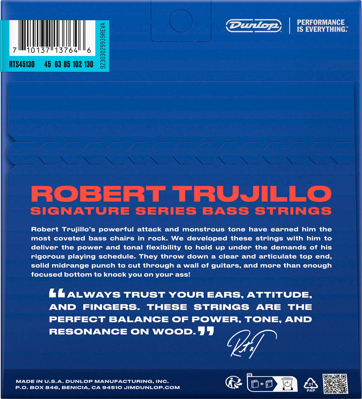 Robert Trujillo Signature 5 Acciaio inossidabile 45-130