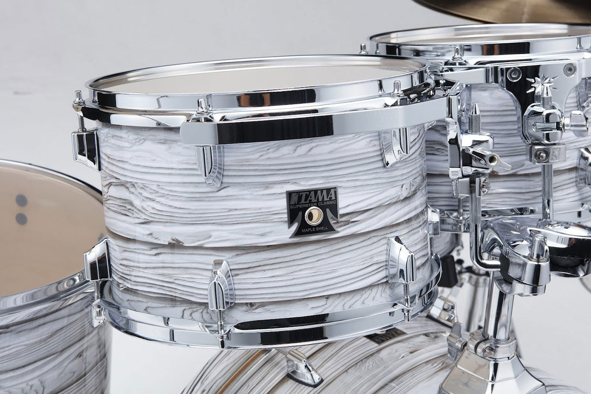 SUPERSTAR CLASSIC STAGE 22 DRUM KIT ICE ASH WRAP