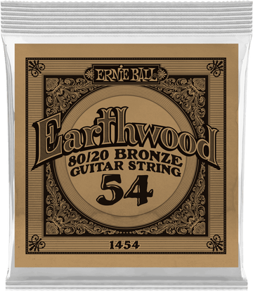 .054 EARTHWOOD 80/20 BRONZE ACOUSTIC GUITAR STRINGS