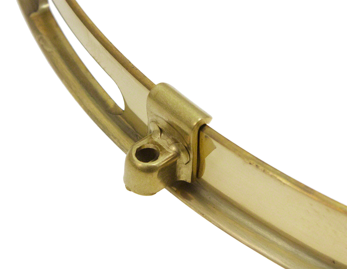 HSFB23-14SRA - CERCHIO DI OTTONE GREZZO 14" CORDIERA 2.3MM SOLO FLANGIA
