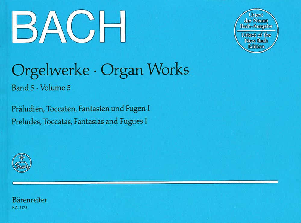 J.S. - Opere per organo Vol.5 Preludi Toccate Fantasie e Fughe I - Organo