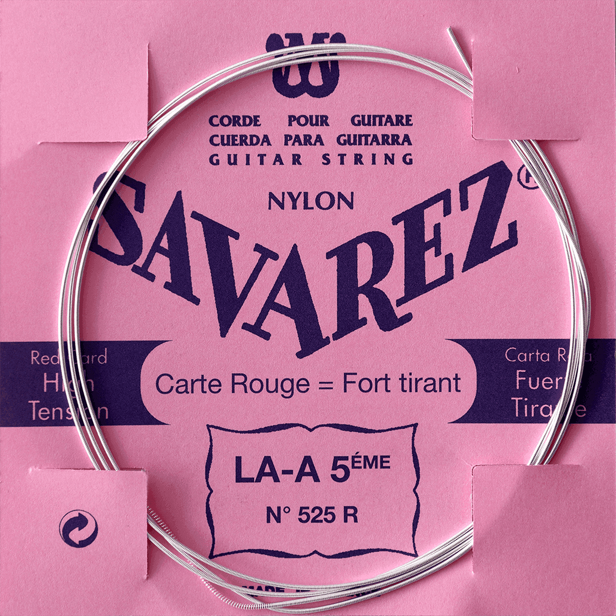 Savarez 525R LA-5 Carta Rossa Tensione Forte (Unità)