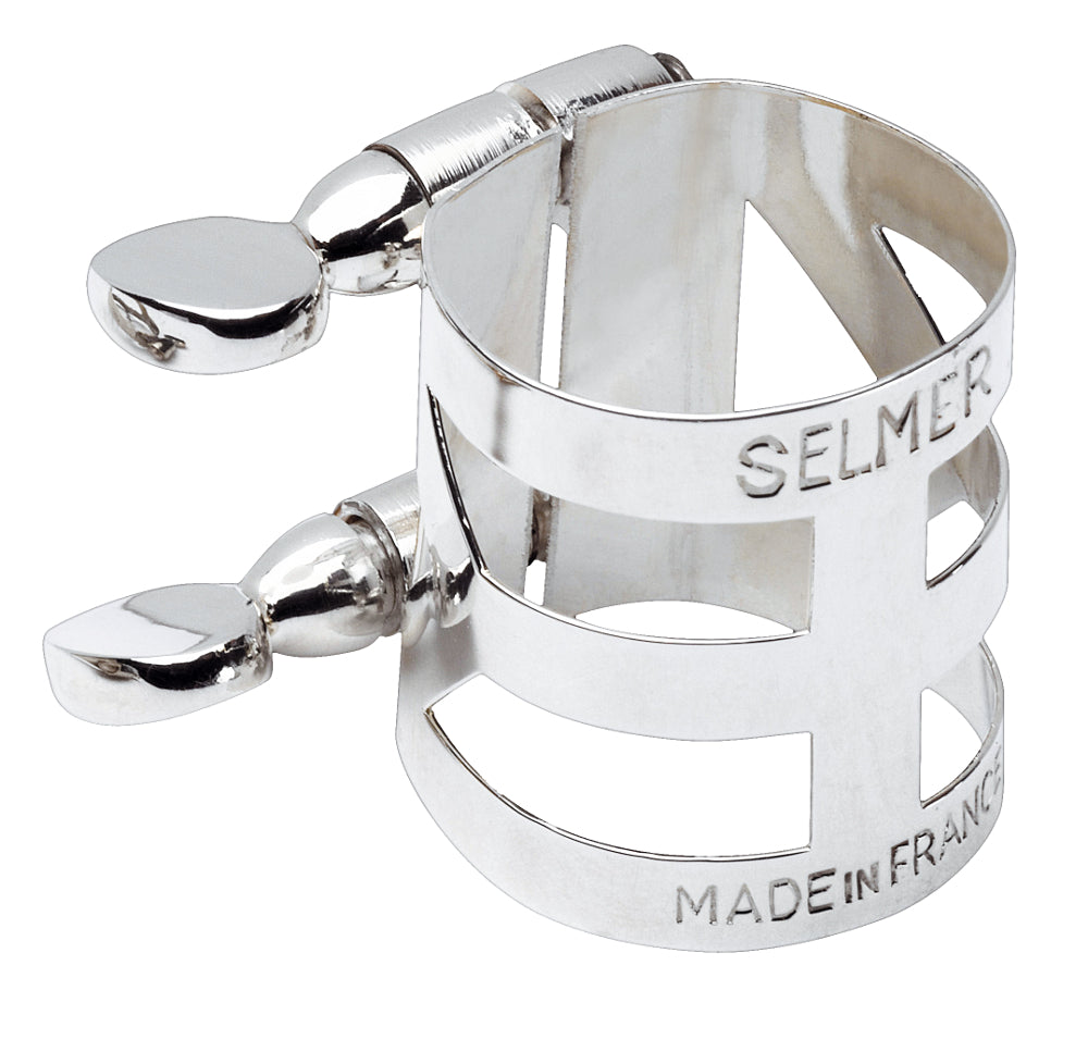 Selmer LEGATURA SAX TENORE ARGENTATA (BOCCHINO IN METALLO)