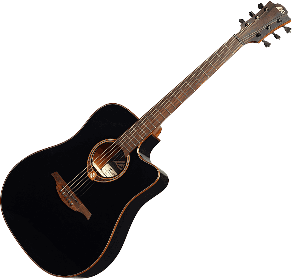 Tramontane T118DCE-BLK Dreadnought Cutaway Elettro Nera