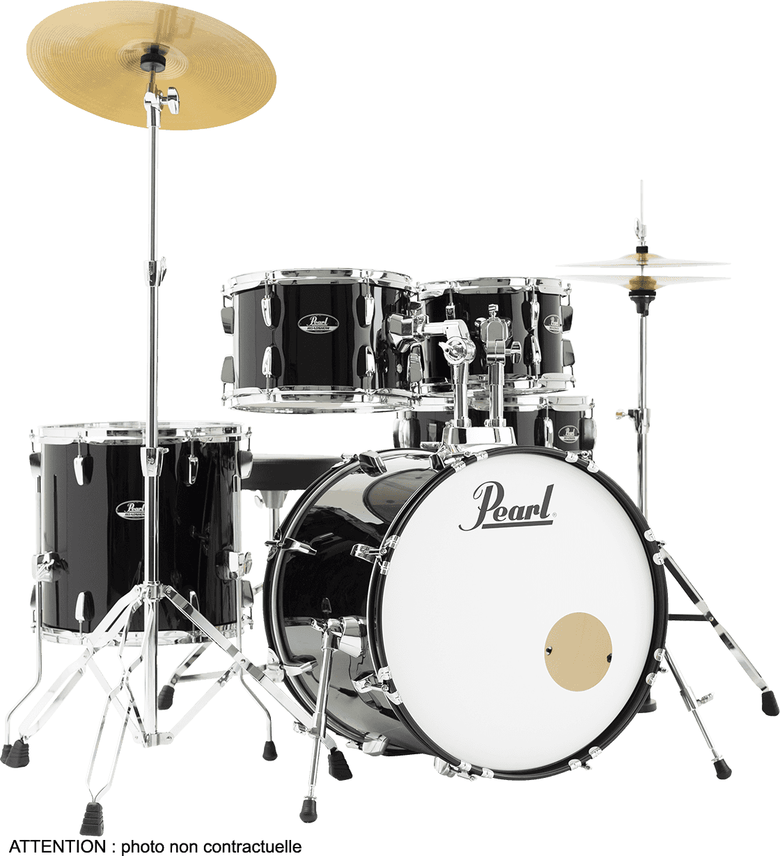 ROADSHOW FUSION 20 JET BLACK + SOLAR CYMBALS
