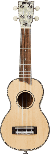 Soprano Elettrico Naturale Testa Perlata + Custodia