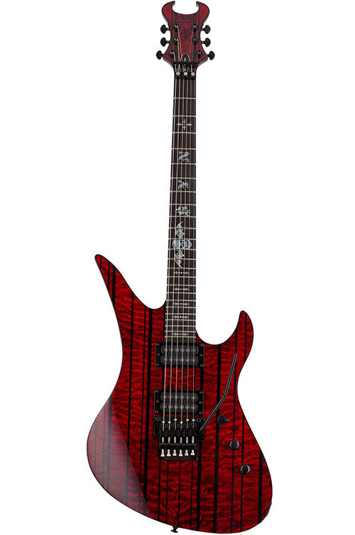 Synyster Gates Standard Plus FR Rosso scuro trasparente