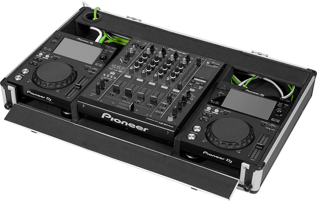 Custodia per regia 10 / 12'' XDJ700 e DJM750 Argento