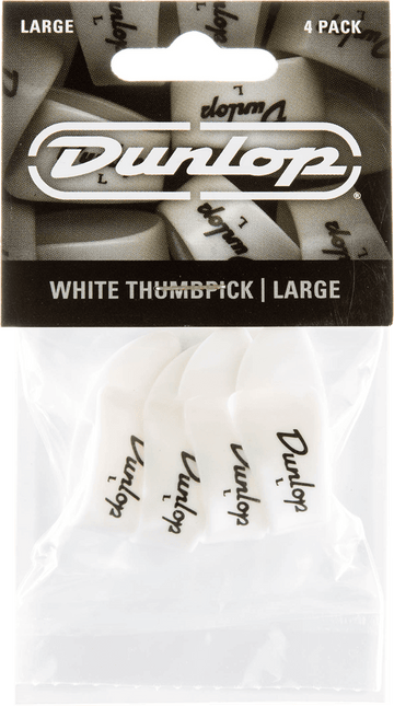 4 x Thumbpick White Large