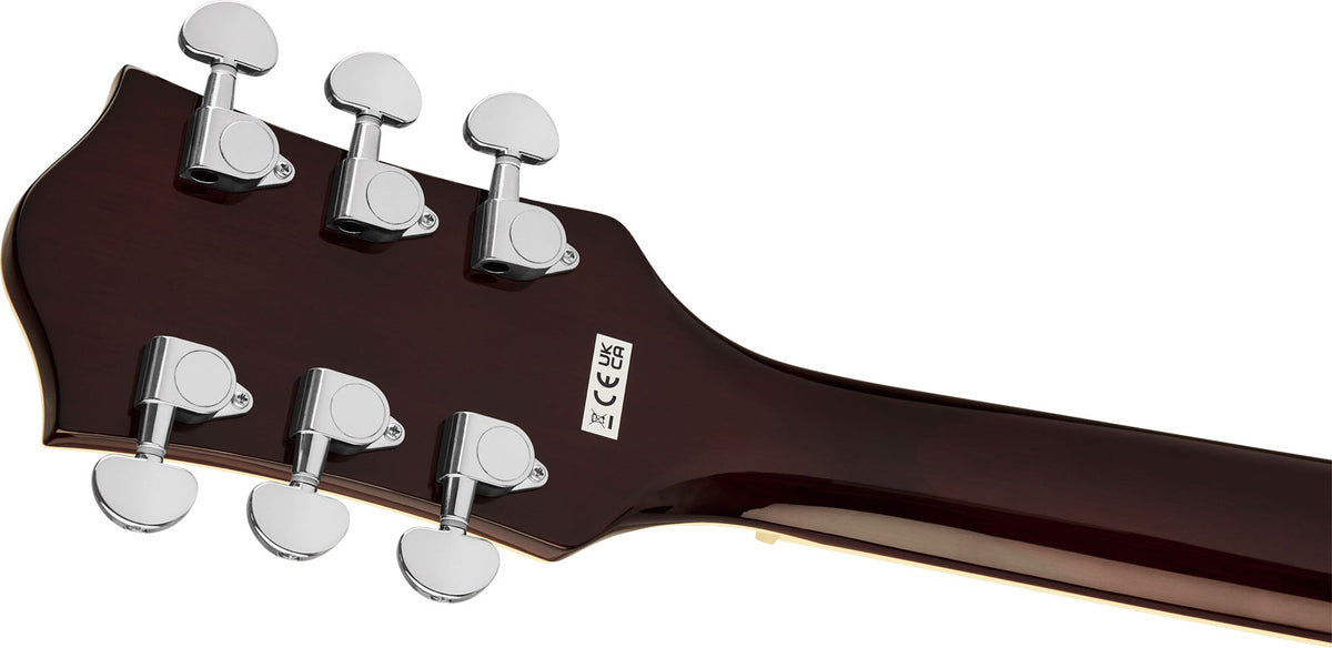 G2655 Streamliner Center Block Jr. Doppio Cutaway con V-Stoptail LRL Nero