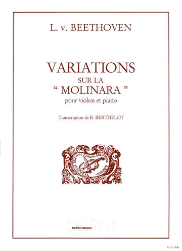 Beethoven L.van - Variazioni su La Molinara - Violino