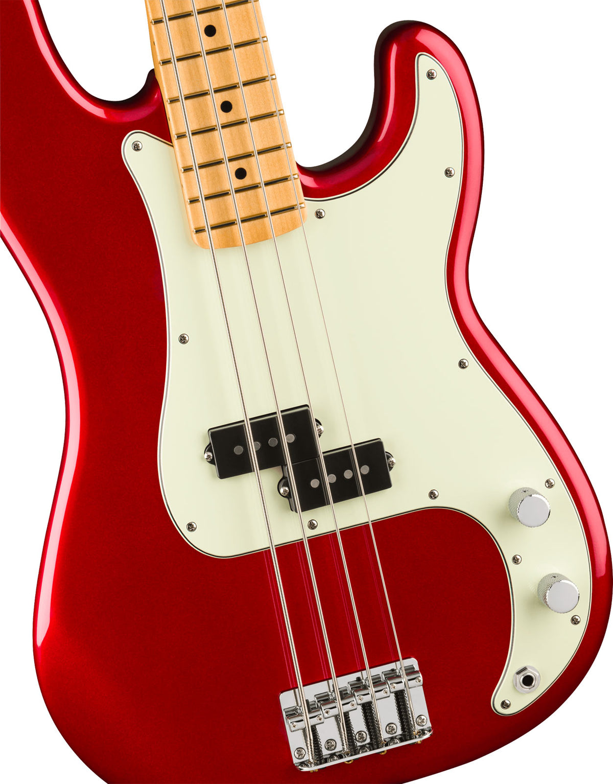 Precision Bass 75 Anni Player II, MN Rosso mela caramellata